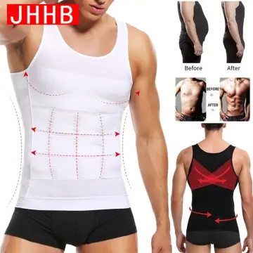 Men's Ionic Shaping Vest Ice-Silk Slimming Vest Body Shaper