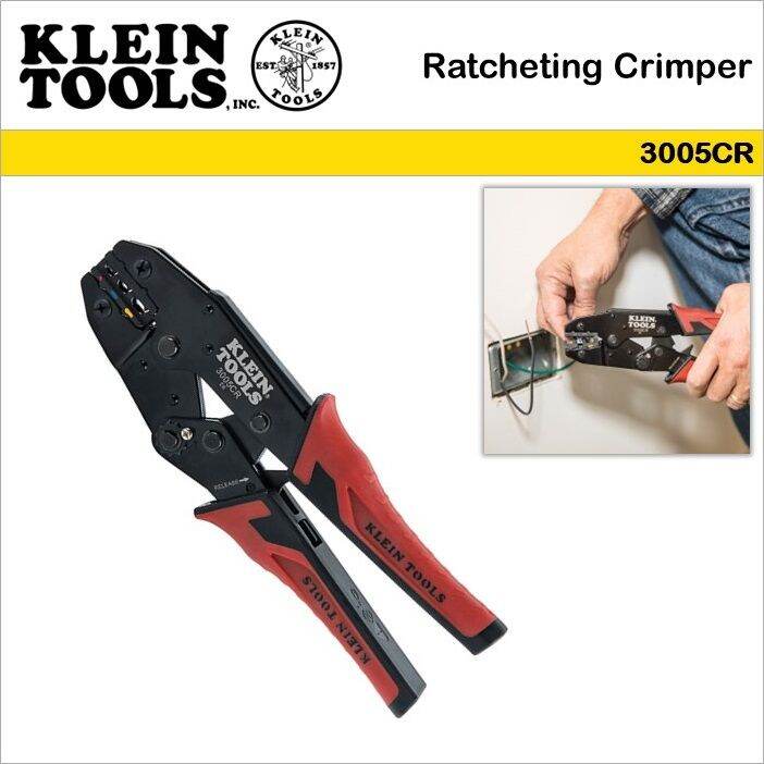 Klein Tools Ratcheting Crimper 3005CR Lazada PH