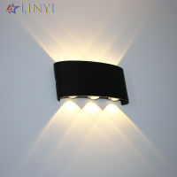 Aluminum Led Wall Lamp Outdoor IP65 Waterproof Up Down Wall Light For Home Stair Bedroom Bedside Bathroom Corridor Lighting