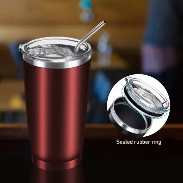 20oz Tumbler Replacement Lids Spill Proof Splash Resistant Lids Covers for 3.25in Cup Mouth Compatible with Classic Stainless Steel Tumblers Yeti
