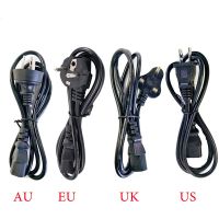 【2023】สายไฟ AC85V-265V สายเคเบิล EU US UK AU อะแดปเตอร์1.2M สายเคเบิล3 Prong Connector สำหรับ PC Power Supply เครื่องพิมพ์3D