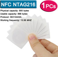 NFC NTAG216 Tags Sticker 13.56MHz ISO14443A Universal Lable RFID Tag for all NFC Enabled Phones  ntag 216