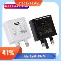 HONEYDEWD สากล USB การ QC3.0 การชาร์จ สำหรับ S amsung g alaxy โทรศัพท์ อะแดปเตอร์ไฟฟ้า ปลั๊ก UK ชาร์จเร็ว