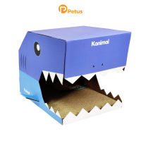 Kanimal Shark Cat Toy ที่ลับเล็บแมว ของเล่นแมว รุ่นปลาฉลาม สำหรับแมวทุกวัย ขนาด 51.5x29.5x34 ซม. แถมฟรี! Catnip PomDog