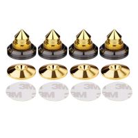 4 Sets Speaker Cabinet Feet Pad Repair Kit Metal Gold Color For HiFi Home Theater Car Subwoofer Bookshelf Speaker Bass