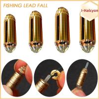 I-HALCYON 6pcs ขั้วต่อตะขอ ตะกั่ว Sinker น้ำหนักตัวเครื่อง น้ำหนักเบา Line sinkers 2023 2.0-6.0กรัม ปลาตะกั่วตกปลาตก อุปกรณ์ตกปลาแท็กเกิล