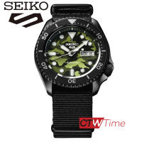 NEW SEIKO 5 SPORTS “Camouflage” นาฬิกาข้อมือผู้ชาย Automatic สายผ้า รุ่น SRPJ37K1 / SRPJ37K