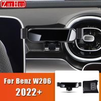 [ขายดี] สำหรับ Mercedes Benz C-Class W206 W205 2013-2022ที่ยึดช่องแอร์ที่จับโทรศัพท์มือถือรถยนต์อุปกรณ์ตัวยึดโทรศัพท์แบบกราวิตี้