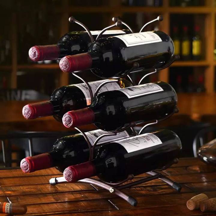 ที่วางขวดไวน์6ขวด-ชั้นวางขวดไวน์-วางขวดไวน์-ได้6ขวด-ที่วางขวดไวน์-ชั้นวางขวดไวน์-พร้อมส่ง