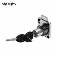 138-26A Zinc Alloy Cabinet Drawer Lock 40x38mm Cupboard Lock Fit 26mm Door Safety Silver Cabinet Lock for Drawer Wardrobe