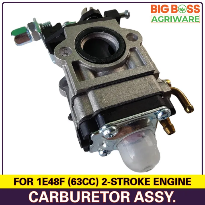 Big Boss Agriware Carburetor Assembly for 63cc / 1E48F 2-Stroke Engine ...