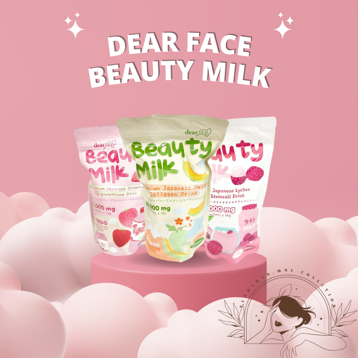 Authentic BEAUTY MILK Premium Japanese Melon 50,000mg Collagen Drink