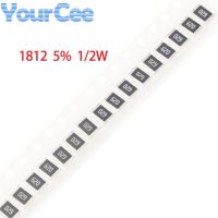 50pcs 1812 SMD Resistor 5% 0~1M 0 1 2 3.3 3.9 5.6 6.8 9.1 10  20 68 91 200 560 680 820 1K 10K 30K 68K 100K 200K 300K 680K 1M ohm