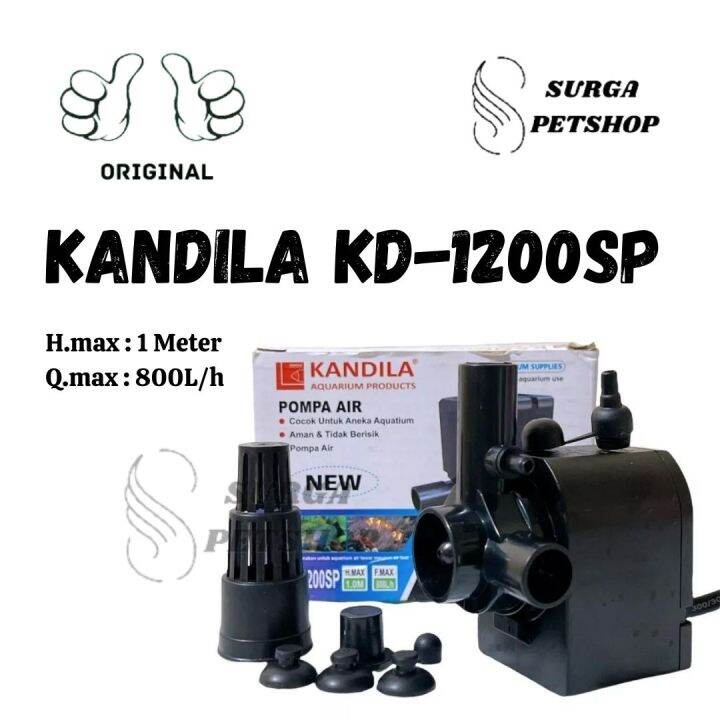 KANDILA KD 1200SP POMPA FILTER AQUARIUM AKUARIUM AQUASCAPE KOLAM IKAN