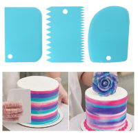 3PCSLot Cream Scraper Smoother DIY Cake Decorating Fondant Pastry Cutters Baking Spatulas Tools Molds Kitchen Scrapers