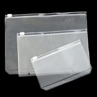 【CW】5PCS Resealable Zip Lock PVC Loose-Leaf Storage Pouches Bag Zipper Matte Clear Organization Storage Bag Home &amp; Kitchen Supplies