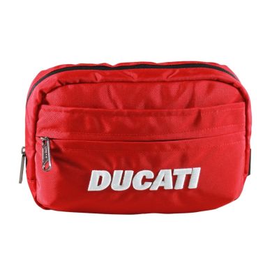 DUCATI กระเป๋าคาดเอวลิขสิทธิ์แท้ดูคาติ ขนาด23x15x4.5 cm. DCT49 180 สีแดง