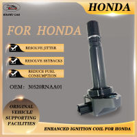 【จัดส่ง24ชม】คอยล์หัวเทียน 30520-RNA-A01 คอยจุดระเบิด ignition coil plug coil For HONDA Civic FD 2006-2011 1.8L