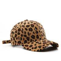 HOT★D&amp;T 2022 New Fashion Womens Corduroy Mixed Color Leopard Print Adjustable Rest Simple Style Brand Outdoor Warm Baseball Cap