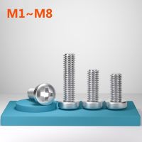 Cross Recessed Pan Head Screws M1.2 M1.4 M1.6 M2 M2.5 M3 M4 M5 M6 M8 304Stainless Steel Rounnd Phillips TV Machine Screw DIN7985 Screw Nut Drivers