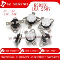 Bimetal Thermostat KSD301 10A 250V NC NO Minus 5 10 15 20 degrees -5C -10C -15C -20C Temperature Switch Thermal Control