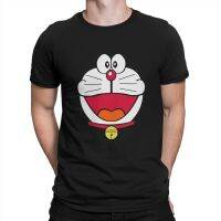 Doremon การ์ตูน TShirt Face Elegant โพลีเอสเตอร์ T เสื้อ Homme ผู้ชาย Tee เสื้อ Ofertas ลดกระหน่ำ