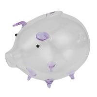 Pig Piggy Bank Money Boxes Coin Saving Box Cute Transparent Glass Souvenir Birthday Gift For Children Kids
