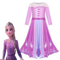 ชุดเดรส frozen princess 2 elsa สําหรับเด็ก