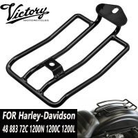 For Harley Sportster Iron XL 883 1200 2004-2019 2018 2017 2016 2015 Black Motorcycle Rear Solo Seat Luggage Rack Support Shelf