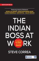 หนังสืออังกฤษใหม่ The Indian Boss at Work : Thinking Global Acting Indian [Paperback]