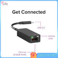 จัดส่ง】โลหะ Usb 3.0ถึง2500M Gigabit Lan Ethernet Cable Adapter ตัวเชื่อมต่อแบบพกพา