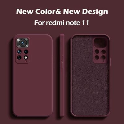 Redmi Note 11 12 11S Pro Plus 5G Case Liquid Silicone Phone Cases For Xiaomi Redmi Note 11 12 Note11 Note12 Pro Turbo Soft Cover