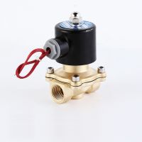 [HOT] 1/2 quot; Normally Closed Brass Solenoid Valve 24V 12V 220V 110V