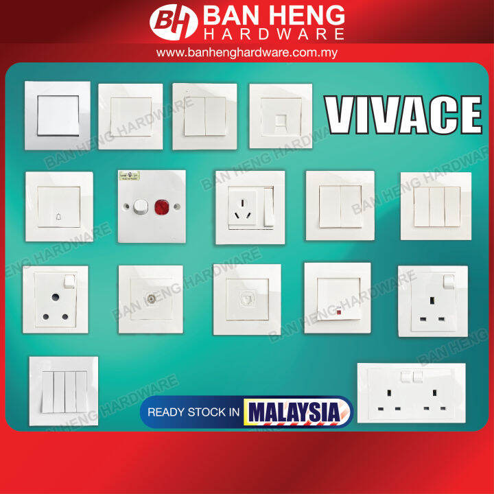 SCHNEIDER VIVACE SWITCHES SOCKETS *SIRIM APPROVED* | Lazada