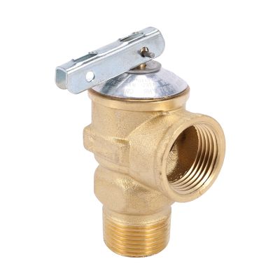 3/4 inch NPT American Standard Lead-Free Water Heater Safety Valve 150 Psi Brass Pressure Relief Valve