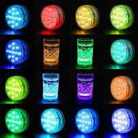 Underwater Light USB Rechargeable Swimming Pool Lamp 16 Colors 3 Dynamic Modes Brightness Adjustment Timing Function