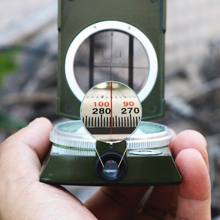 waterproof-high-precision-compass-outdoor-gadget-sports-hiking-mountaineering-professional-military-army-metal-sight