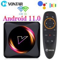 VONTAR กล่องสมาร์ททีวี Z5 11 10 4GB 64GB Rockchip RK3318 1080P 4K กล่องสมาร์ททีวี Youtube TVBOX ชุดกล่องด้านบน