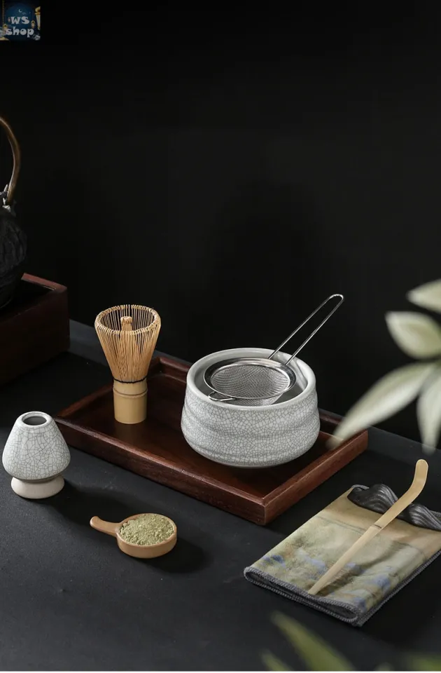 Japanese Tea Set for Matcha - Matcha Bowl with Spout