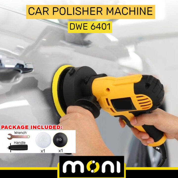 DWE6401 Multifunctional 700W Car Polisher 125mm Waxing Machine Buffer