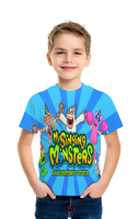 T SHIRT   2023 My Singing Monsters Boys and Girls Short Sleeve T-shirt Cotton 3D Digital Printing Fashion Kids Clothing Casual Tops 32