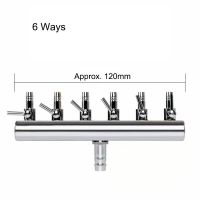 6วิธีทางเข้า6มม. เต้าเสียบ6มม. 4มม. 2 4 6วิธีวาล์วแยกอากาศในตู้ปลาตู้ปลา8มม. ถึง4มม. ผู้จัดจำหน่ายเครื่องสูบระบายน้ำอากาศลิ้นปิดเปิดเครื่องสูบวาล์วสวิตช์ควบคุมก๊อก