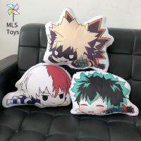 MLS การ์ตูนมังงะตุ๊กตาอะนิเมะ Todoroki Shoto ของเล่นยัดไส้ของเล่นนุ่มสองด้านเสื้อฮู้ดมิโดริยะอิซุคุฮีโร่ของฉันสถาบันการศึกษาหมอนนุ่มโจมตีผ่าพิภพไททันของเล่นตุ๊กตา