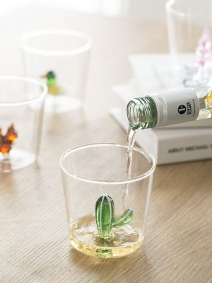 ○◎  Italian design three-dimensional animal glass high borosilicate heat-resistant transparent wine drink cup water