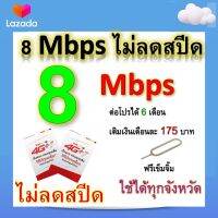 ซิมโปรเทพ 8  Mbps ไม่ลดสปีด เล่นไม่อั้น +โทรฟรีทุกเครือข่ายได้ แถมฟรีเข็มจิ้มซิม