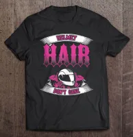 Biker Chick Gift Motorcycle Helmet Hair Dont Care Pink T Shirt Men Clothing Korean Style Clothes Men Clothing Big