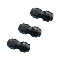 CL WATERWARE ข้อต่อตรง Straight Coupler ขนาด 63 มม. X 63 มม. แบบสวมอัด (แพค 3)