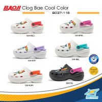 Baoji Collection รองเท้าแตะ รองเท้าแบบสวม รองเท้าหัวโต สำหรับผู้หญิง บาโอจิ W Clog Bae Cool Color B037-116 (520)