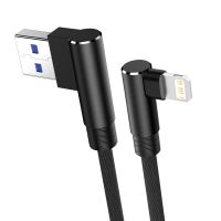 90องศาสายเคเบิล Usb สำหรับ Iphone 14 13 12 Max Pro Mobile 11 Plus 2 M Fast ชาร์จได้เร็ว3M 7สาย Xr X 6S โทรศัพท์8