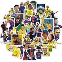 TM 50ชิ้น/เซ็ตฟุตบอล Player Theme Neymar รูปแบบ Pvc กันน้ำสติ๊กเกอร์กราฟิตี้สำหรับแล็ปท็อปถ้วยน้ำหมวกนิรภัยรถจักรยานยนต์รถจักรยานยนต์กีต้าร์สเก็ตบอร์ดตกแต่ง